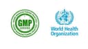 WHO and GMP certification logos